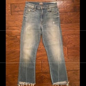 COPY - Mother Cropped denim.